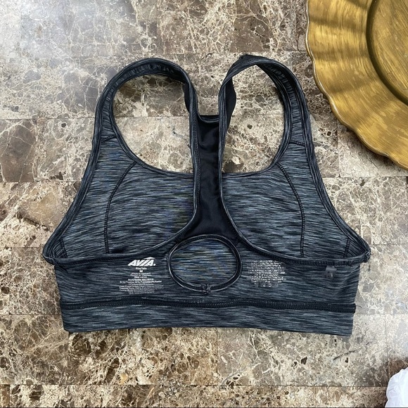 Avía Racerback Cut Out Back Sport Bra SZ M - Picture 4 of 9